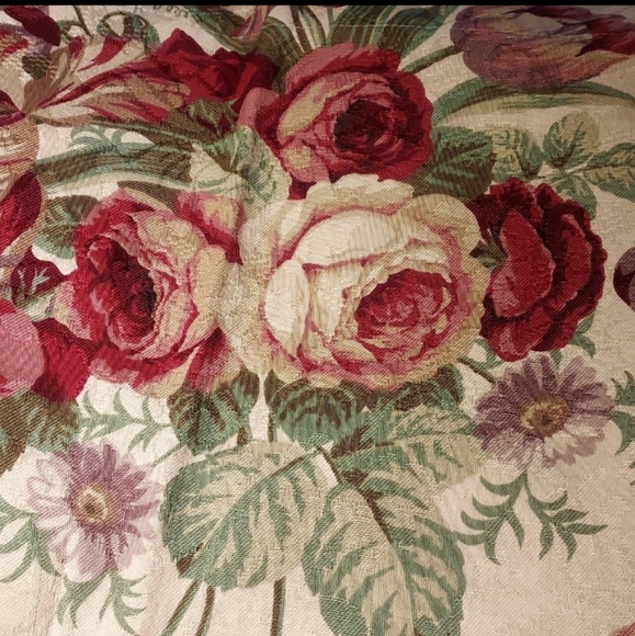 Discontinued Waverly Fabric Accents Custommade Valances Waverly Beautiful Cabage Rose Poshmark